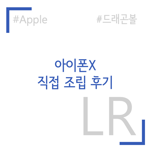 드래곤볼 에디션 : 아이폰X 직접조립 후기